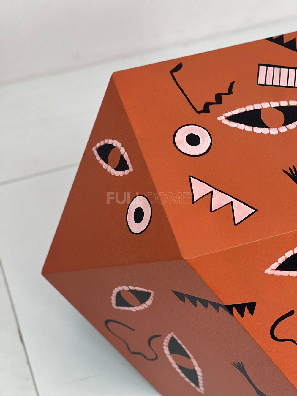 The Painted Face Side Table