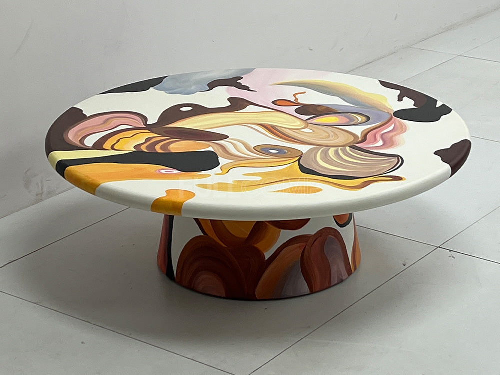 The Ochre Painted Coffee Table