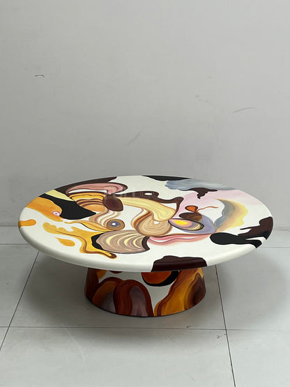 The Ochre Painted Coffee Table