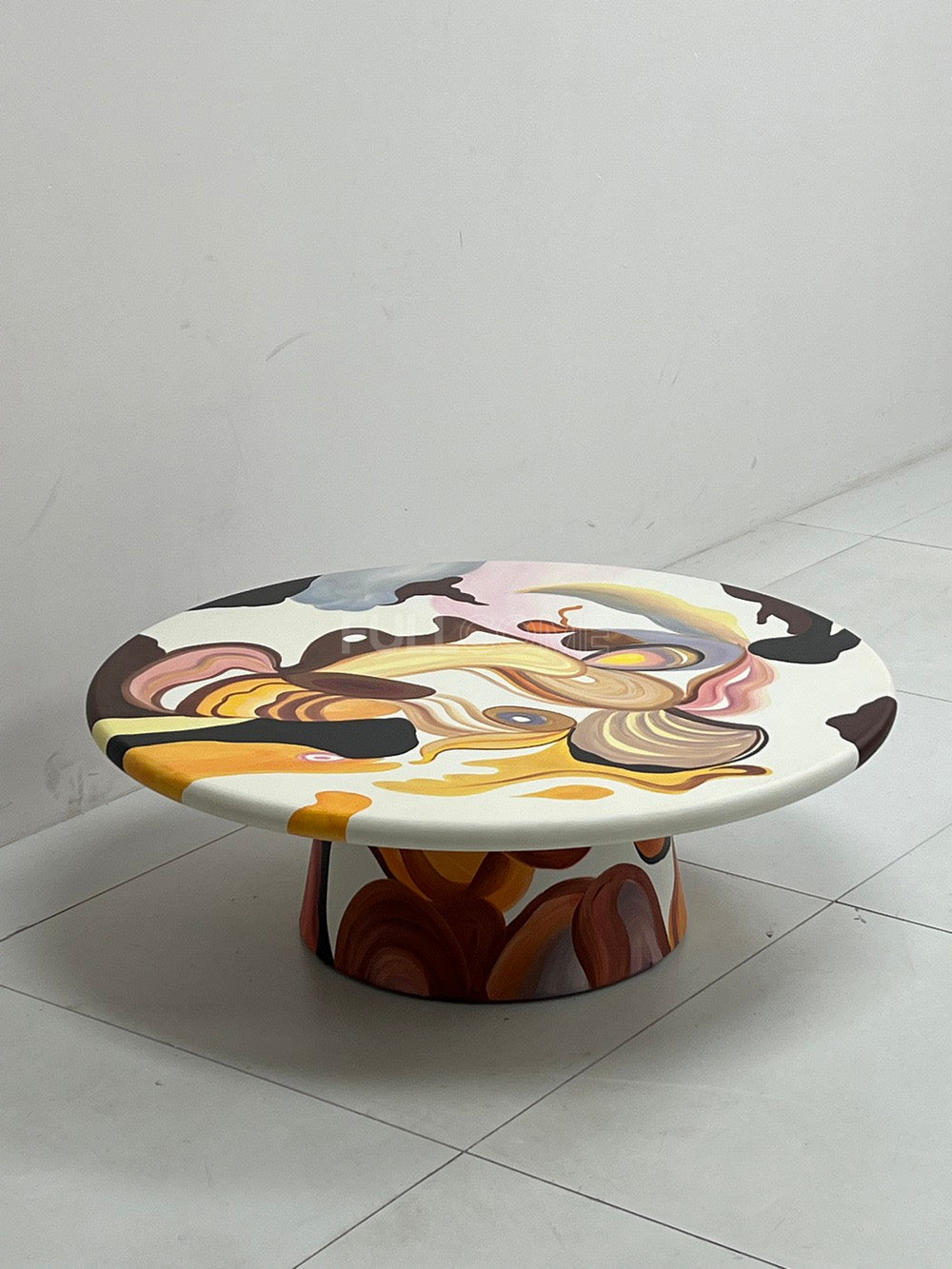 The Ochre Painted Coffee Table