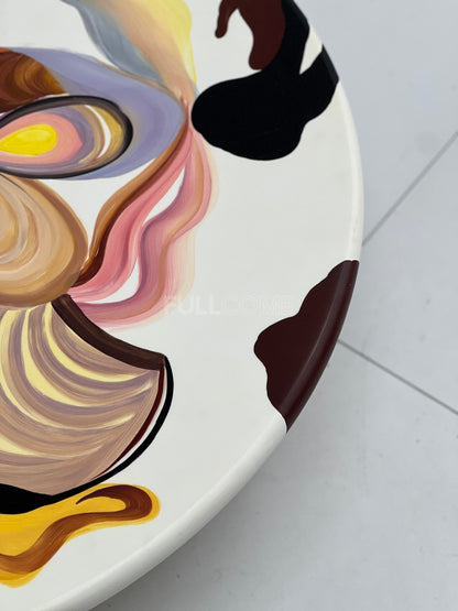 The Ochre Painted Coffee Table
