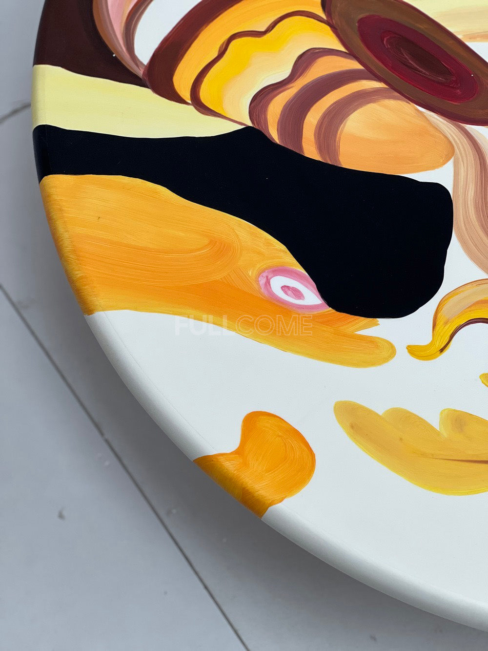 The Ochre Painted Coffee Table