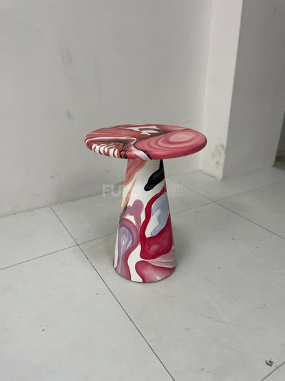 The Mushroom Swirl Side Table