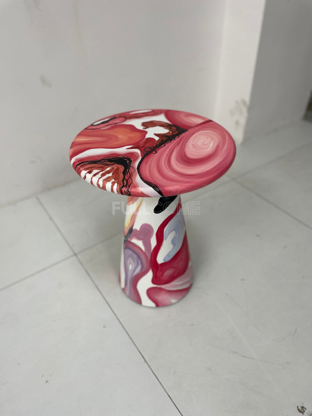 The Mushroom Swirl Side Table