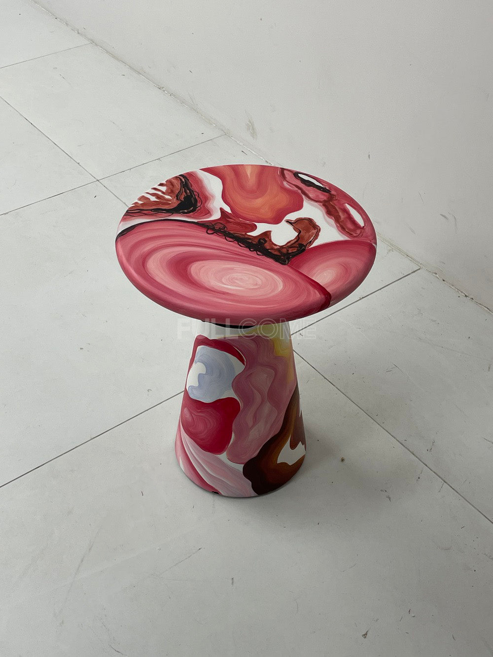 The Mushroom Swirl Side Table