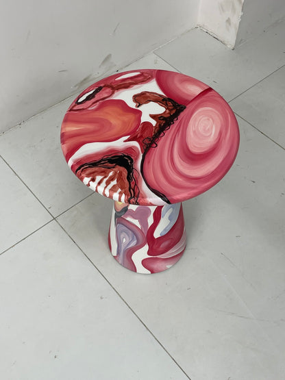 The Mushroom Swirl Side Table