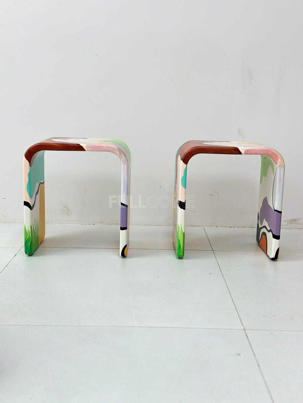 The Painted Arch Stool