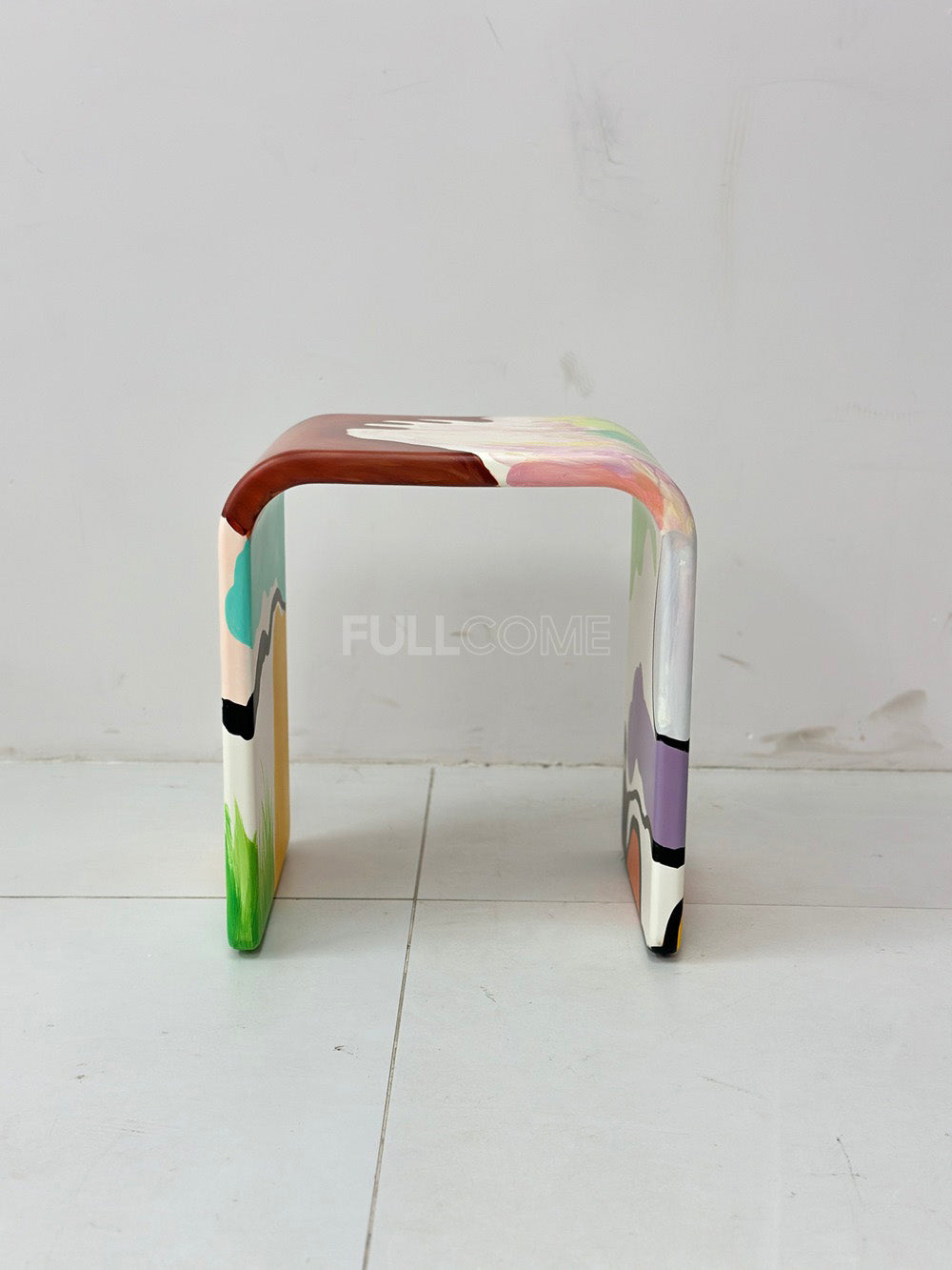 The Painted Arch Stool