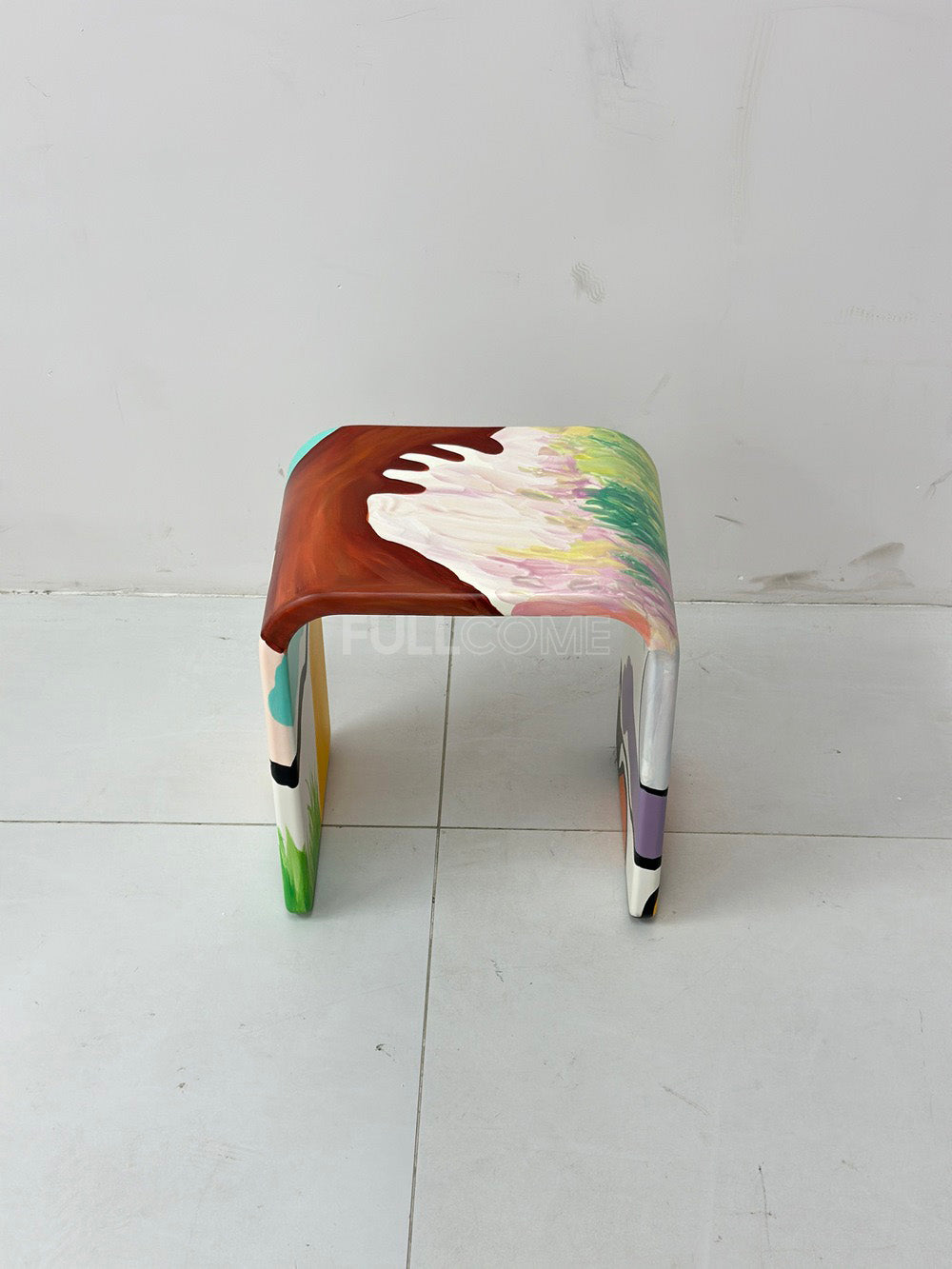 The Painted Arch Stool
