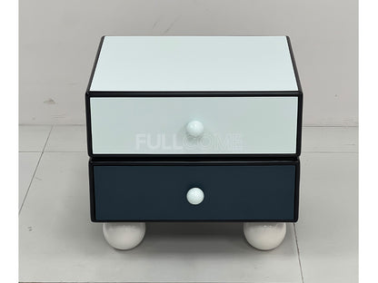 The Haze Blue Twin Nightstand
