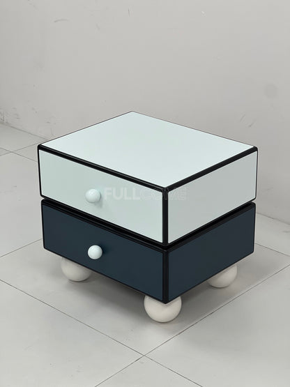 The Haze Blue Twin Nightstand