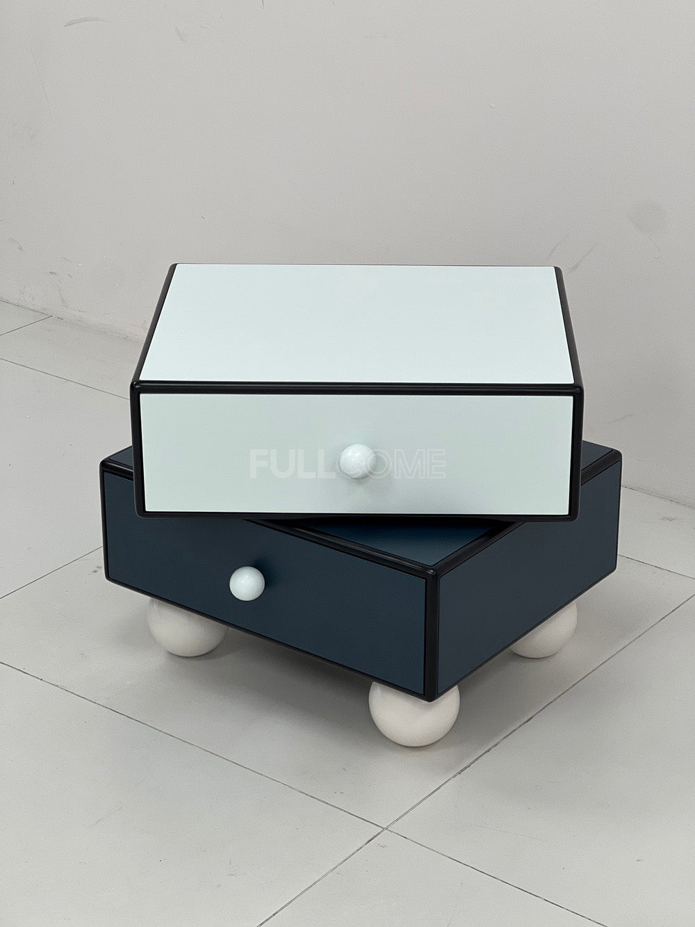 The Haze Blue Twin Nightstand