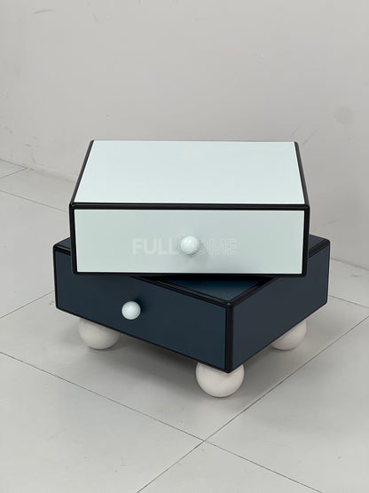 The Haze Blue Twin Nightstand