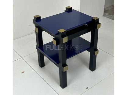 The Brass-Corner Side Table