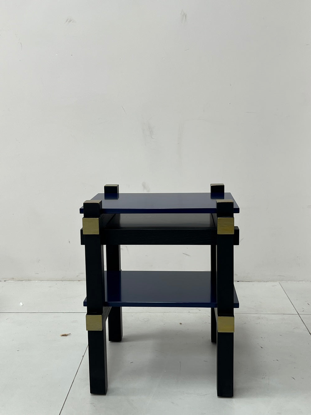 The Brass-Corner Side Table