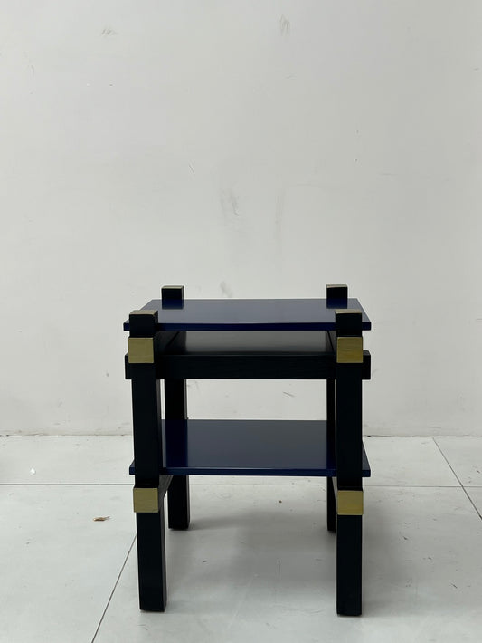 The Brass-Corner Side Table