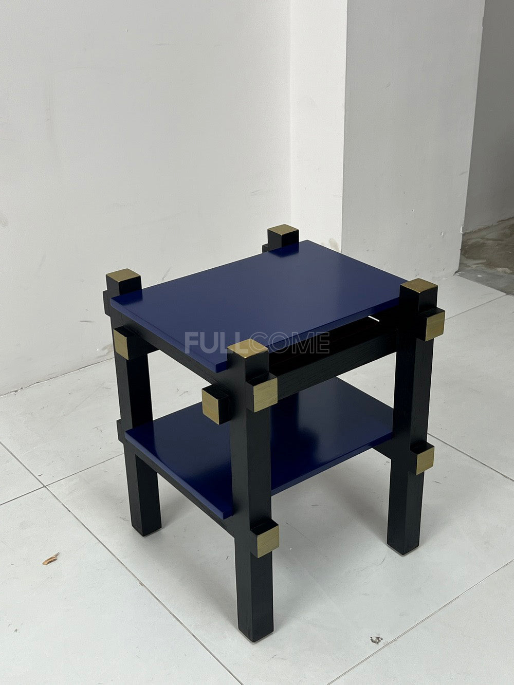 The Brass-Corner Side Table