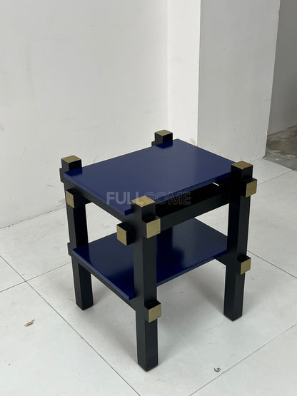 The Brass-Corner Side Table