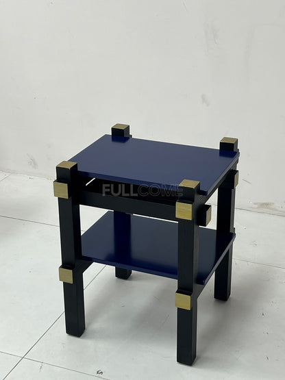 The Brass-Corner Side Table