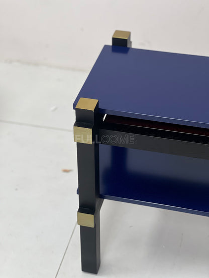 The Brass-Corner Side Table