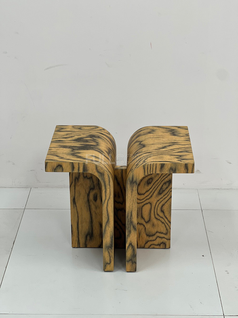 The Zebra Stripe Arch Side Table