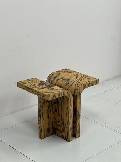 The Zebra Stripe Arch Side Table