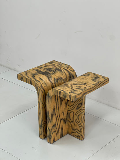 The Zebra Stripe Arch Side Table