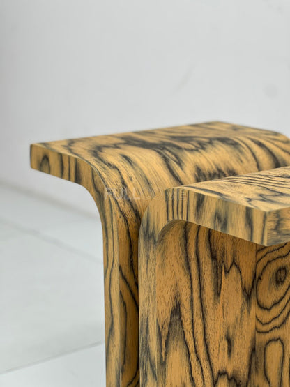 The Zebra Stripe Arch Side Table