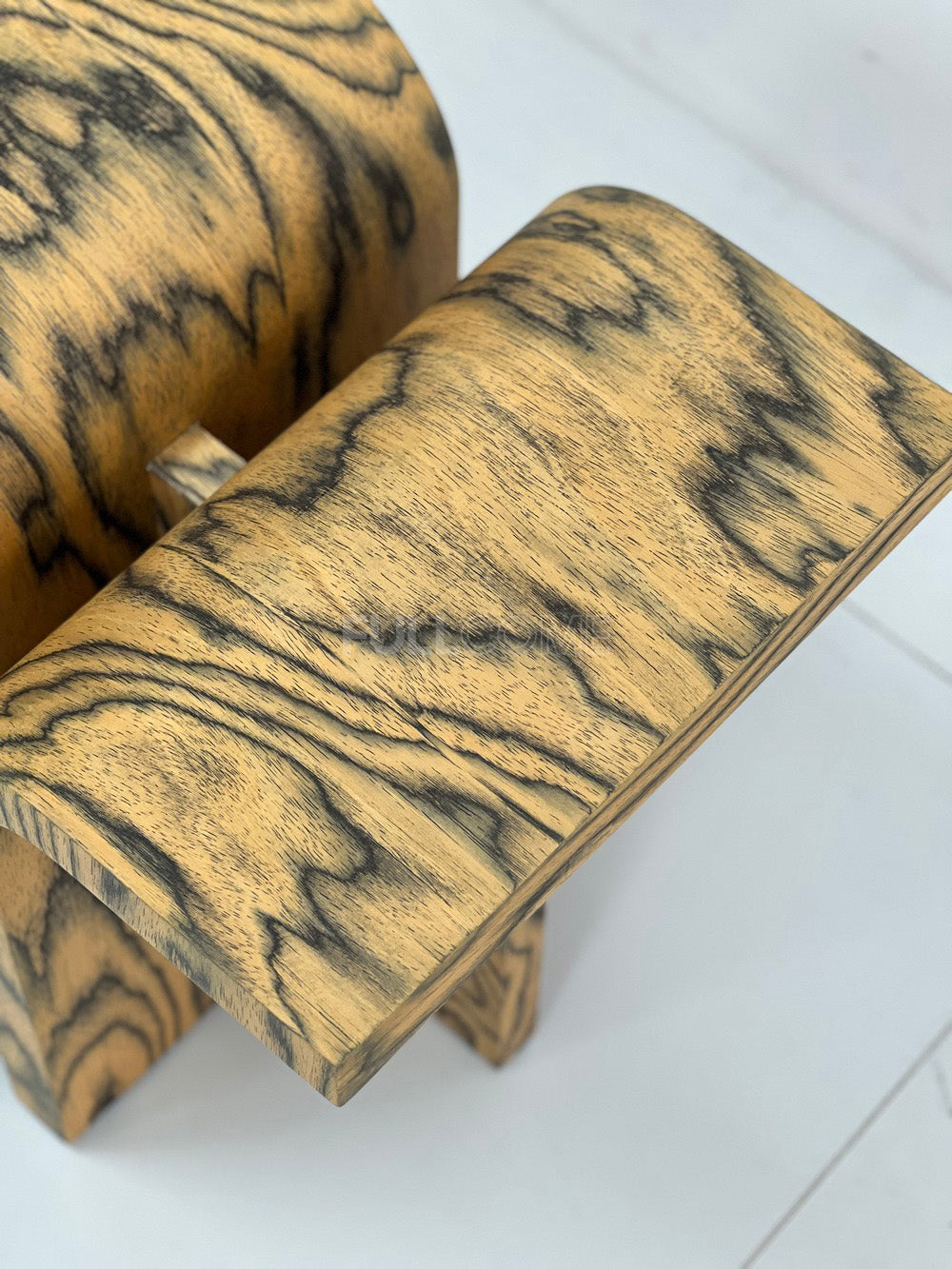 The Zebra Stripe Arch Side Table