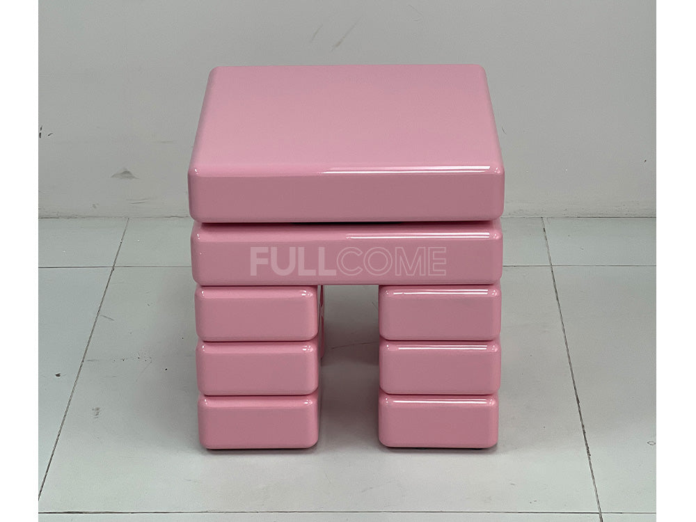 The Blush Block Stack Nightstand
