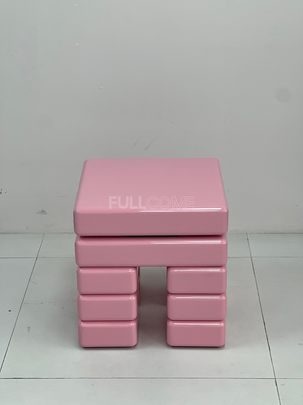 The Blush Block Stack Nightstand