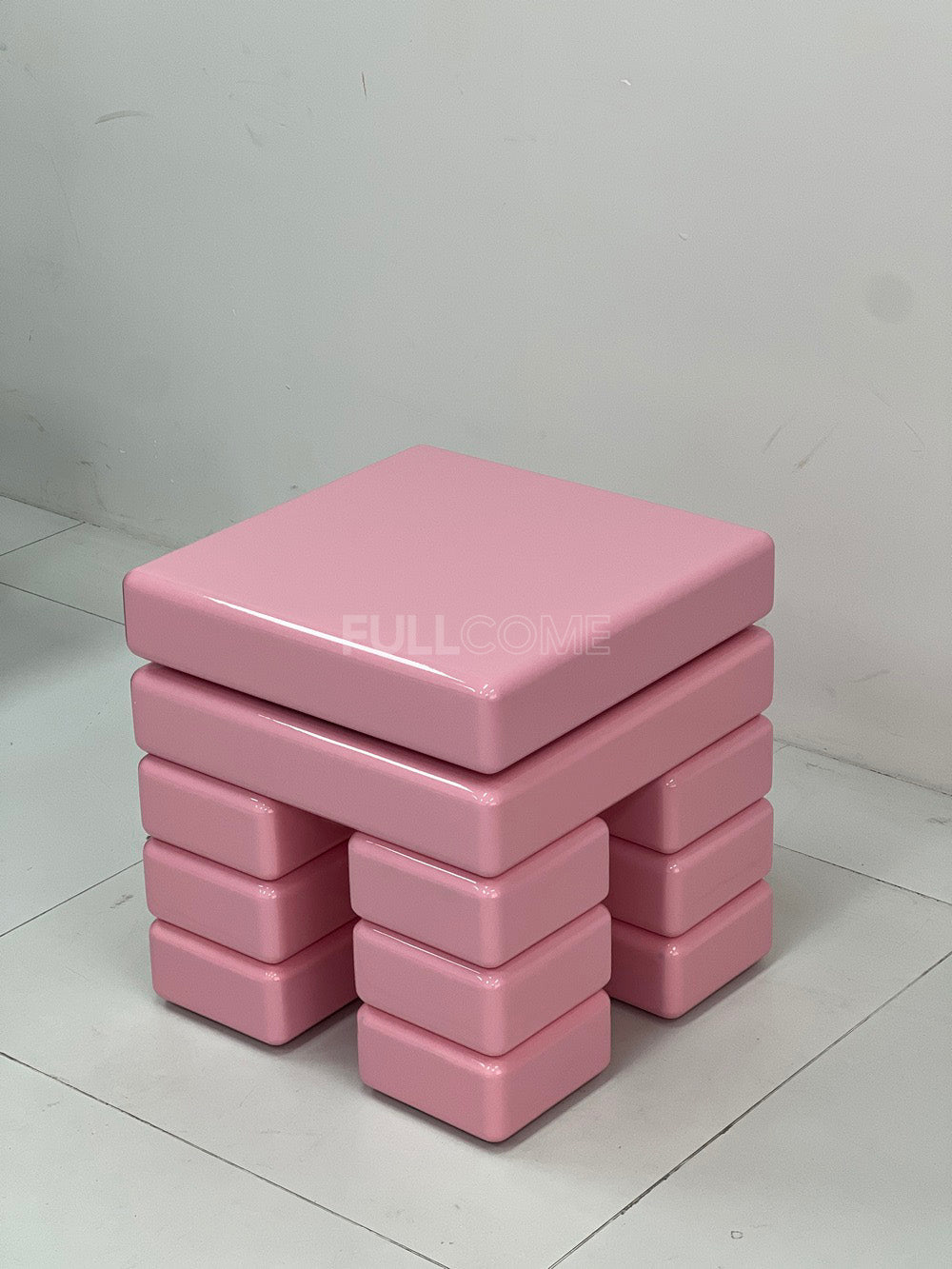 The Blush Block Stack Nightstand