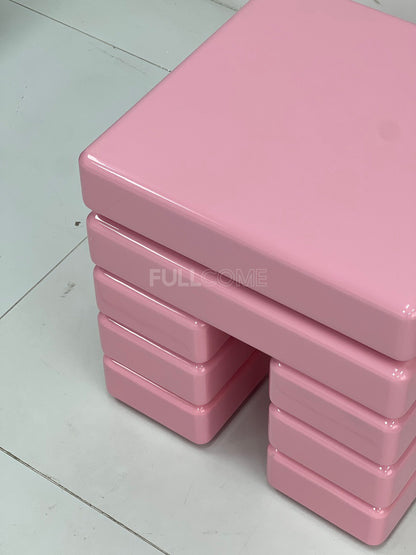 The Blush Block Stack Nightstand