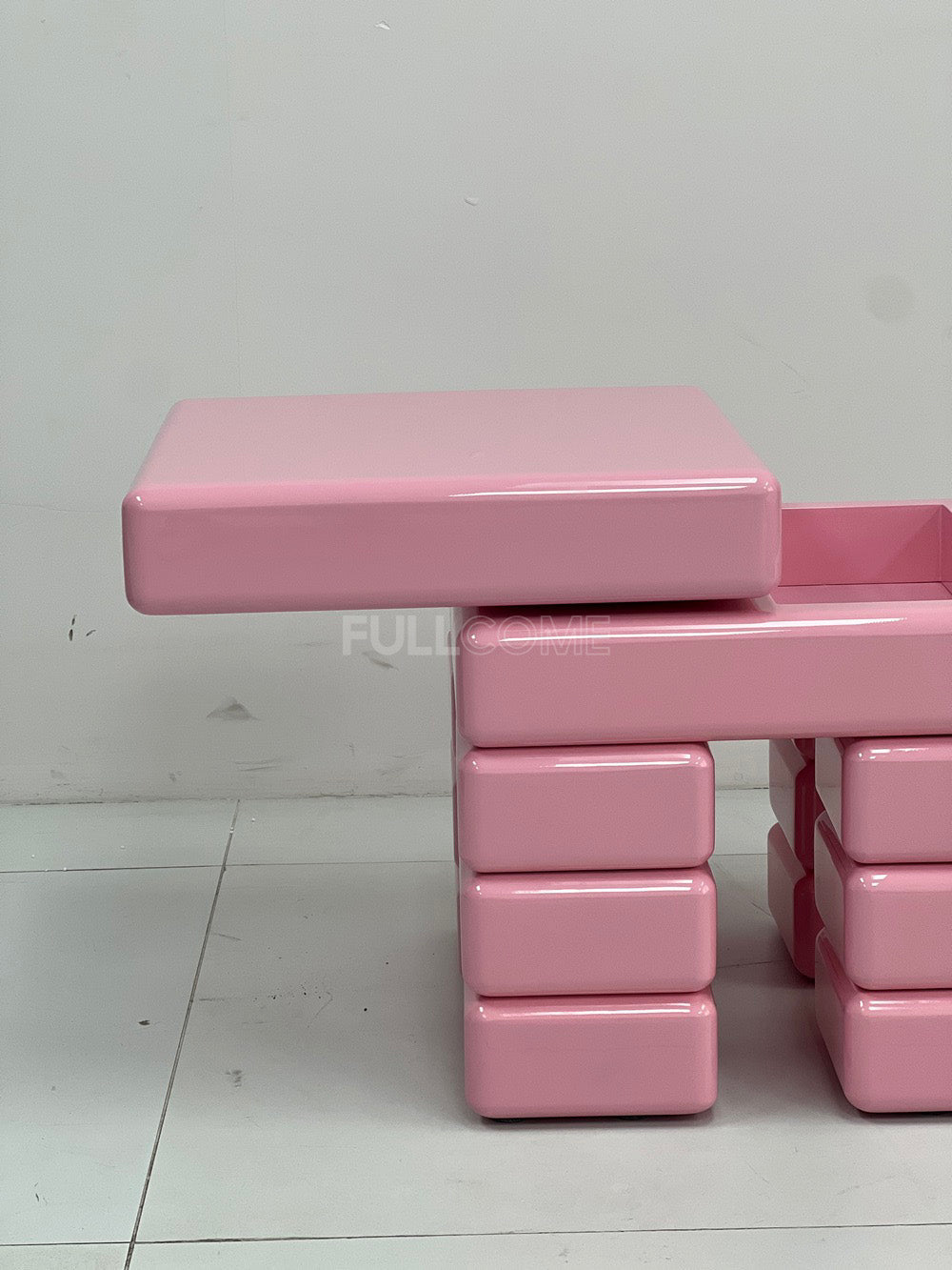 The Blush Block Stack Nightstand