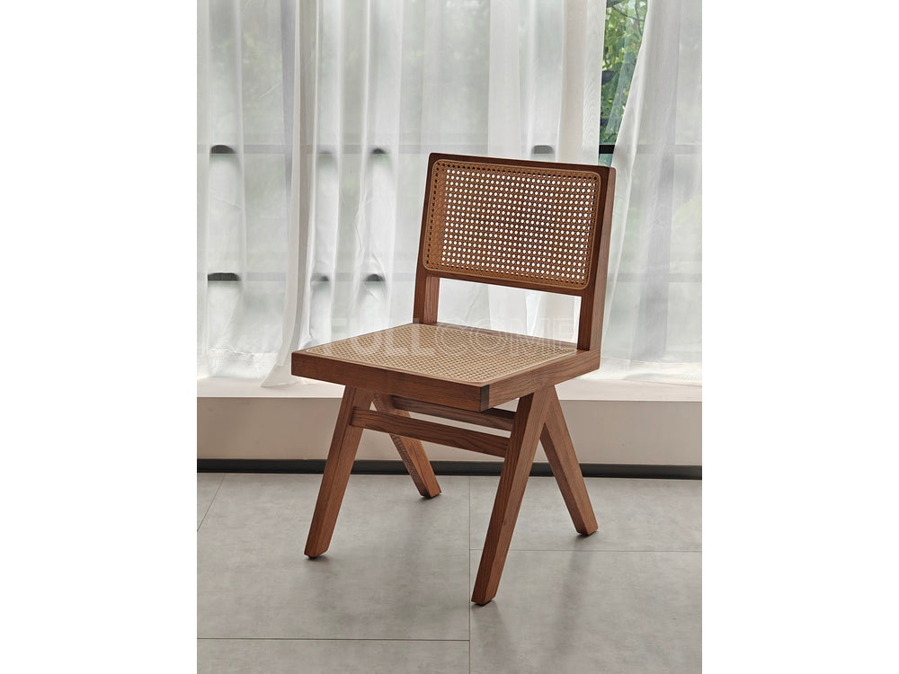 The Trestle Cane Side Chair