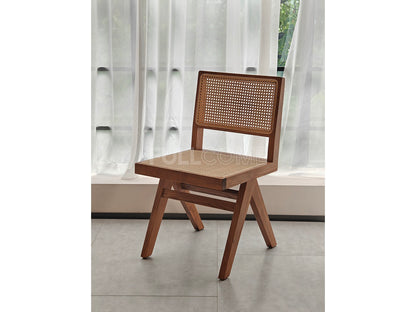 The Trestle Cane Side Chair