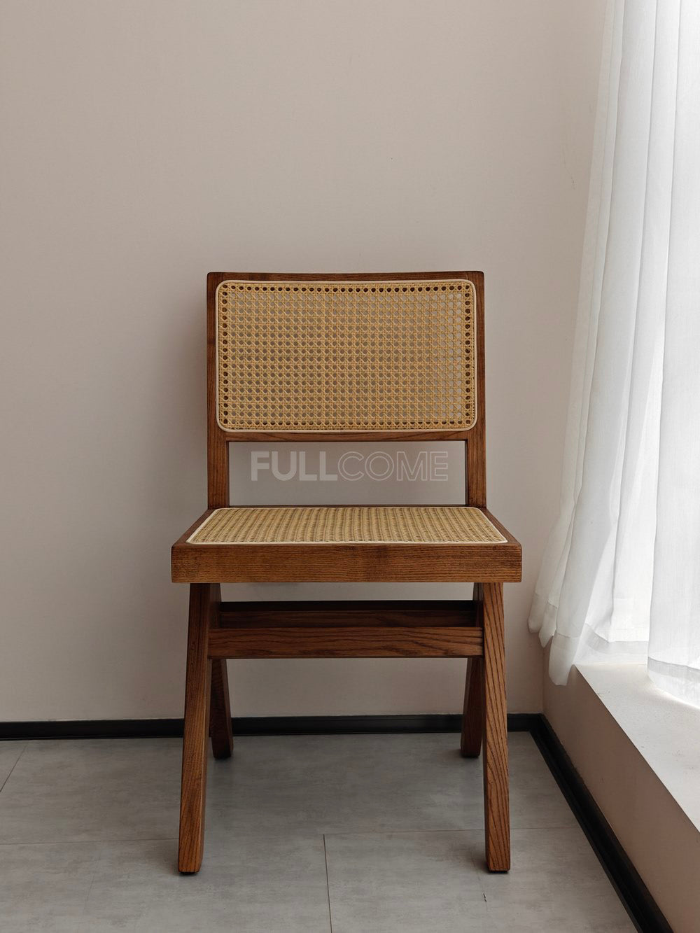 The Trestle Cane Side Chair