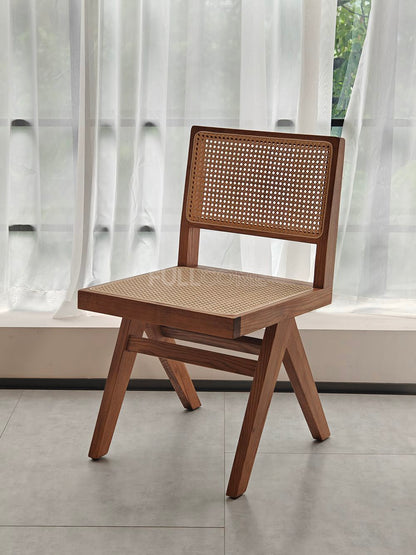 The Trestle Cane Side Chair