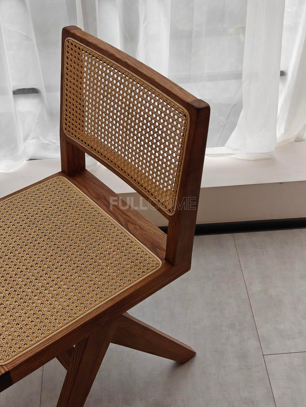 The Trestle Cane Side Chair