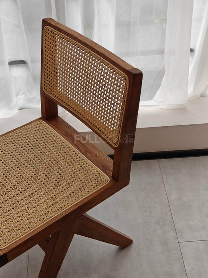 The Trestle Cane Side Chair