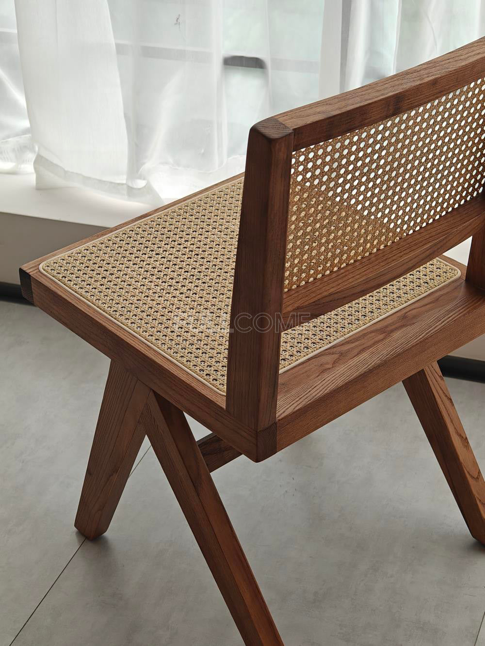 The Trestle Cane Side Chair