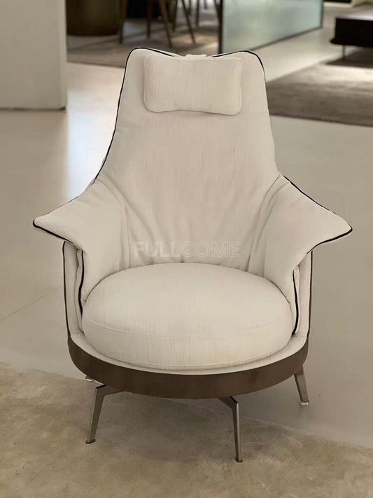 The Piped Outline Wing Chair
