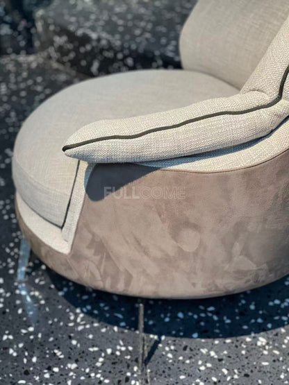 The Piped Outline Wing Chair
