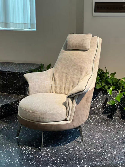 The Piped Outline Wing Chair