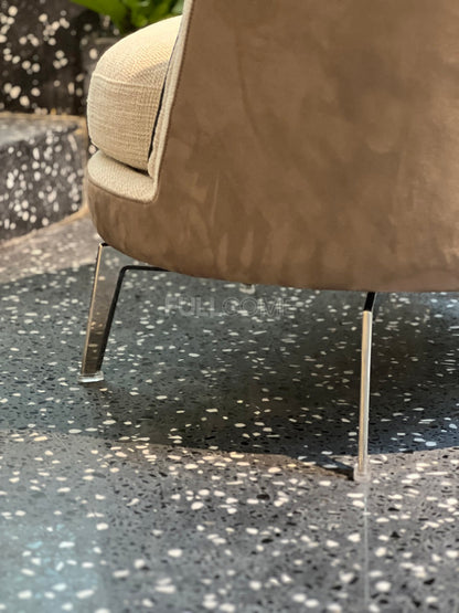 The Piped Outline Wing Chair