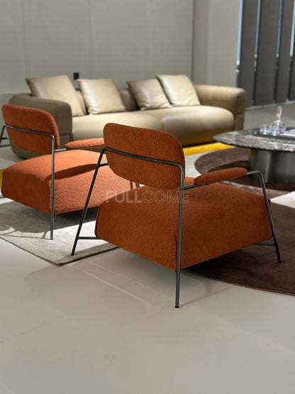 The Ember Boucle Dining Armchair