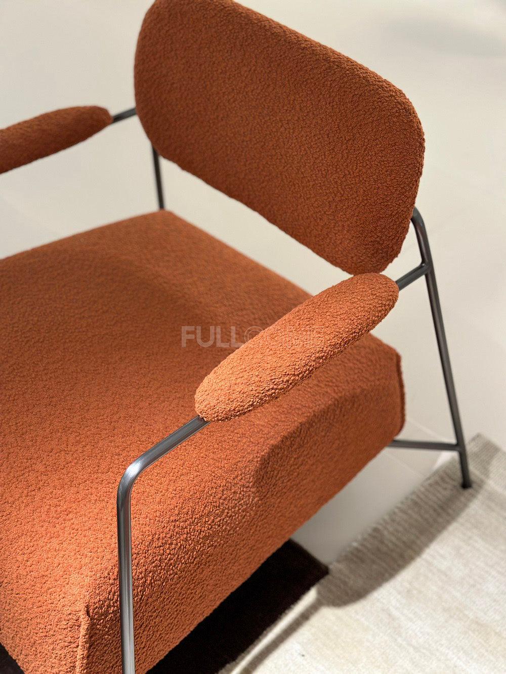 The Ember Boucle Dining Armchair