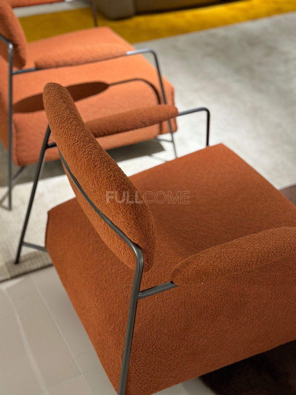 The Ember Boucle Dining Armchair