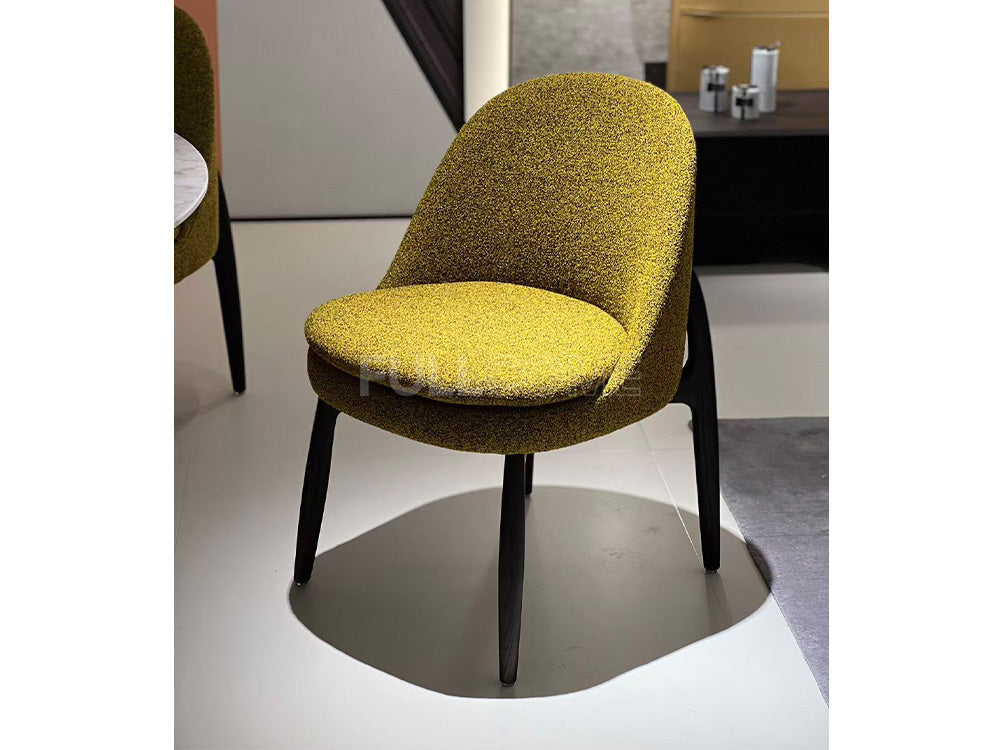 The Chartreuse Boucle Dining Chair