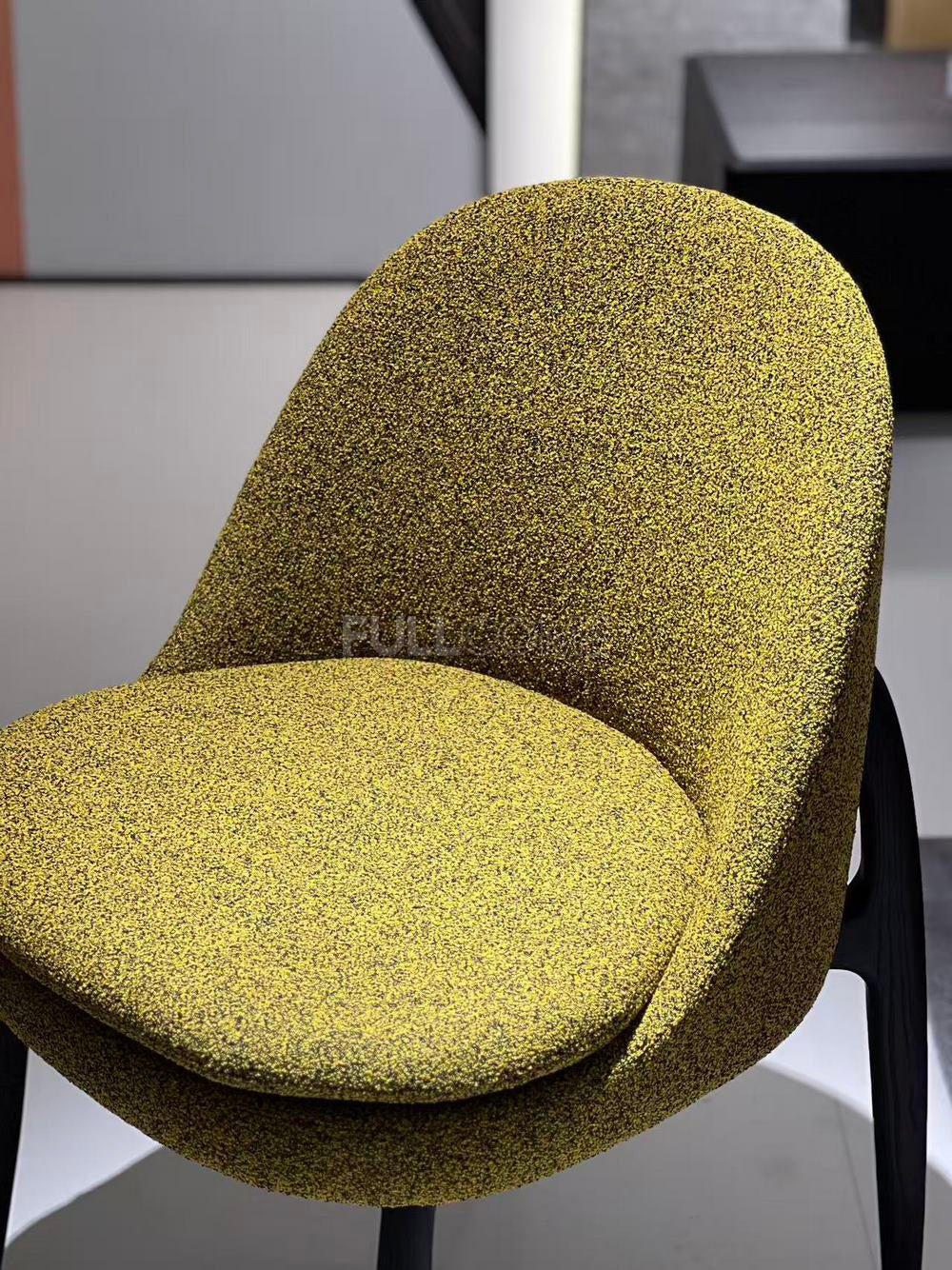 The Chartreuse Boucle Dining Chair